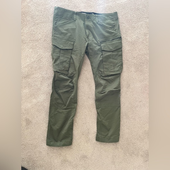 G-Star Raw Men's Olive Cargo Pants
